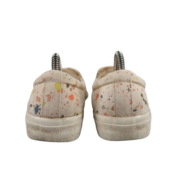 Madewell Shoes Womens 8.5 Sneaker Sidewalk Slip On Paint Splatter Comfort Casual - Picture 5 of 13